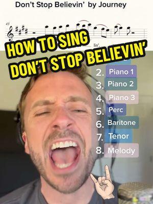 From Solo to Anthem: Don’t Stop Believin’ A Cappella Breakdown #howtosing #harmonybuilding #acapella #fypsounds #journey #dontstopbelieving