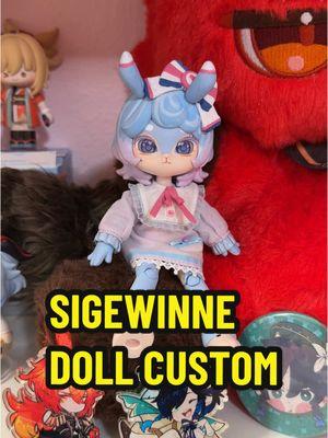 Replying to @solarium finally edited this video after months OOPS i had a lot of fun with this and the base i used is linked in my showcase! #sigewinne #sigewinnegenshin #dollcustom #dollpainting #GenshinImpact #genshinimpactfanart #genshin #bonnieblindbox #blindbox 