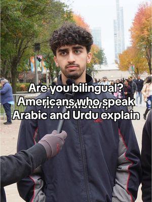 American guys that speak Urdu and Arabic explain how they learned 🌎 #publicinterview #streetinterview #culture #global #world #travel #foreigner #studyabroad #student #opinion #documentary #people #life #american #usa #fyp #foryou #language #languagelearning #arabic #ArabTikTok #pakistani #pakistan #urdu #palestinian #india #indian #bilingual 