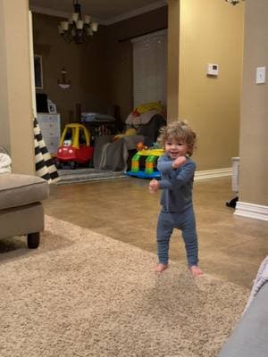 His new dance move #fyp #foryou #funnytoddler #toddlerdancing #gangamstyle 