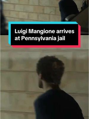 Luigi Mangione was brought to a jail in Altoona, Pennsylvania, Monday night, where he was charged with firearms violation and forgery. Later that evening, he was charged with murder in New York City in connection to the killing of United Healthcare CEO Brian Thompson. #news #luigimangione #pennsylvania 