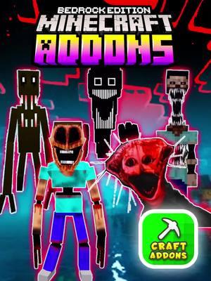 5 HORROR MODS for Minecraft Bedrock #Minecraft #craftaddons #horror #nightprowler #anomaly #cavedweller #TheBoiledOne #mob #mcpe #trap #mimicer #skill #challenge #addon #mods #skin #mc #gameplay