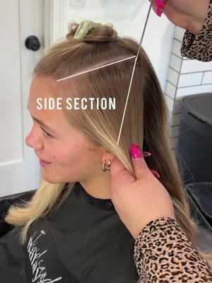 🎥Here’s how I section out for my foilayage placement + how I foilayage the back of the head 👀 I used @Kenra Professional Simply blonde cream lightener  ✨lifts up to 8 levels (perfect for my clients hair)  ✨contains Marula +argan oil to help keep hair moisturized during lightening    ✨after processing for 20 minutes I toned using VP + B 5 minute Demi permenant rapid toners   #hairtips #hairhacks #haireducation #fyp #hairvideos #foilayage #hairtransformation #hairvideo #saloneducation #hairtutorial 