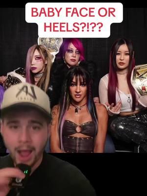 Are damage ctrl baby faces or heels? The way they are booking iyo sky and dakota kai makes it feel like they are faces now #damagectrl #iyosky #iyo #dakotakai #livmorgan #asuka #bayley #rhearipley #kairisane #wweraw #WWE #wrestletok #greenscreen 