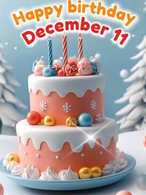 11 December Happy Birthday Song🎵 Happy Birthday WhatsApp Status 🎊 Happy Birthday Wishes 🎂 Join our community in sharing joy 🤩 #birthdaybyday #happybirthday #december11 #december11th  #11december #december11birthday #birthday #december #hbd #decemberbirthday #birthday #birthdays #decemberbirthdays #birthdaycake #birthdaycard #celebrationavenue  #birthday #birthdaystatus #birthdaywishes #birthdaygreetings #happybirthdaysong #happybirthdaywishes #happybirthdaytoyou #happybirthdaytome #birthdaygreetings #birthdaygift  #birthdaygirl #birthdayboy #itsmybirthday #ai #aimusic #aiartwork #winterbirthday