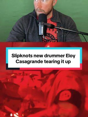 Slipknots new drummer Eloy Casagrande tearing it up #slipknot #slipknotfans #slipknotedit #slipknotforever #eloycasagrande #drum #drummer #drumtok🥁 #drummersoftiktok 