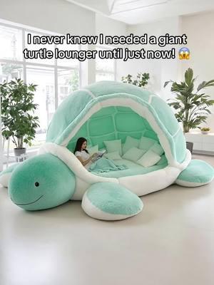 Giant turtle loungers! 🤯 Yes please! 🙏🏼🐢 #turtles #cozyathome #interiordesign #tiktokmademebuyit 