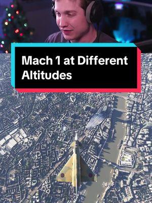 What Mach 1 Looks Like at Different Altitudes Over London #aviation #london #mach1 #supersonic #topgun #eurofightertyphoon 