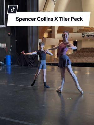 YAGP present Spencer Collins X YAGP future Tiler Peck! What a showstopping duo! #yagp #fyp #viral #foryou #dancer #dance #dancemoms #foryoupage #nycb #tilerpeck #ballet #ballerina 