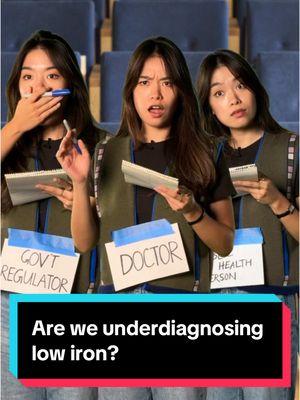 Did you know that you can be iron deficient even if you’re not anemic?  The World Health Organization diagnoses low iron at <15 mg of ferritin per liter of blood, but other experts suggest that iron deficiency can start anywhere under 50 mg/L. That would make 78% of young women iron deficient.  Testing is easy and cheap, but efforts to make it part of your regular bloodwork are unpopular. Even labs that test for iron levels may be using flawed baselines as the standards are based on populations where iron deficiency is common.  🎤 🎥 Carin Leong  🎞️ Kylie Murphy #anemia #lowiron #irondeficiency #ferritin #vitamins #supplements #fatigue #MentalHealth #publichealth #womenshealth #creatorsearchinsights