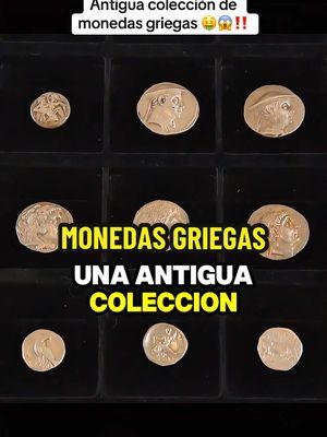 Antigua colección de monedas griegas #elpreciodelahistoria #historia #antiguedades #coleccion #coleccionista #historychannel 