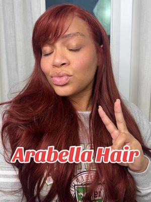 @Arabella Hair Official linked in bio #copperhair #wiginstall #sidepart #bangs #layers #wigtutorial #hairstyle #wig #wiginfluencer #wiginstalltutorial #wighair #hairtransformation 