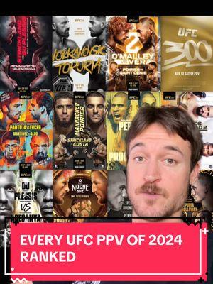 #greenscreen Every @UFC PPV Of 2024 Ranked #UFC #ppv #ranked #2024 #creatorsearchinsights 