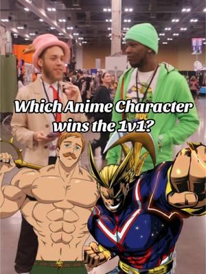 Which Anime Character wins the 1v1?  All Might vs. Escanor #jiggyboog #ohyeahitsjiggy #anime #myheroacademia #mha #sevendeadlysins #allmight #escanor #animeboog 