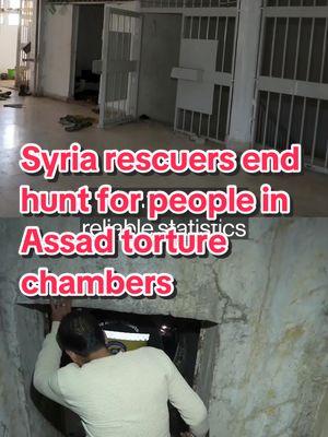 In the aftermath of Bashar al-Assad’s fall in #Syria, rescuers have ended the hunt for people in torture chambers. Nour Al Ali explains. #worldnews #politics #geopolitics 