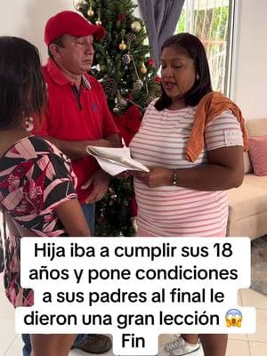 Hija iba a cumplir sus 18 años y pone condiciones a sus padres al final le dieron una gran lección 😱 fin #tik_tok #paratii #tiktokindia #drama #videoviral #viral_video #viral #original 