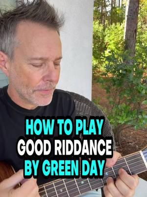 🎸 How to Play “Good Riddance (Time of Your Life)” by Green Day 🎶 Ready to master this iconic acoustic hit? Whether you’re jamming for friends or just enjoying the moment, “Good Riddance” is a must-know for every guitarist. Today, I’ll show you how to play and sing this classic step by step! 🎶 Chords Used: G, Cadd9, D, Em 🪘 Strumming Pattern: 1  2  3+ 4+ (Down – Down – Down-Up Down-Up) The rhythm adds a light, reflective feel that perfectly complements the song’s emotional tone. Start slow, lock in the timing, and let it flow naturally. Singing while strumming? Focus on keeping the pattern steady and let the lyrics shine! Watch the full video for tips on transitions and nailing that Green Day vibe. Share your progress in the comments, and let’s hear your version! 🎤✨ #GoodRiddance #GreenDay #GuitarTutorial #LearnGuitar #AcousticVibes 