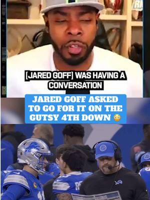 nothing but guts 😤 #jaredgoff #dancampbell #detroit #lions #nfl (via @Richard Sherman TV)