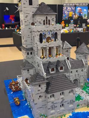 Check out this LEGO Castle from Brick Convention!  Built by: Max Morvant #minifigmadison #lego #legocastle #castle #brickconvention #brickshow #legomoc 