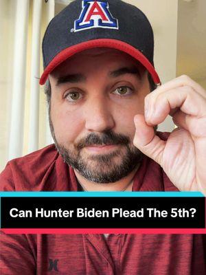 Hunter Biden Can Still Plead The 5th.  @The Older Millennial #hunter #hunterbiden #pardon #biden #ukraine #trump #donaldtrump #factcheck #congress #democrats #republicans #liberal #conservatives #politics #politicstiktok #politicstok #red #blue 