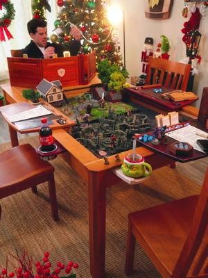 All D&D adventurers! The gaming table’s set—ready to roll? 🎲 Best deals of the season are live on our website—shop now while supplies last! 🎄 Click Link in Bio! #dnd #tabletopgaming #gamingtable #dndtable #holidaydeals