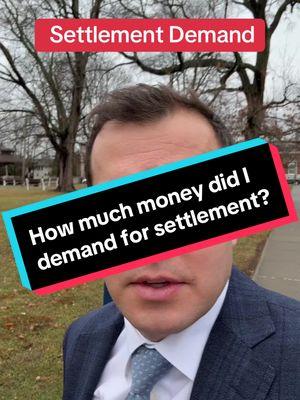 I made a big settlement demand today. How much did I demand? #triallawyers #settlement #personalinjury #personalinjurysettlement #personalinjurylawyer #personalinjuryattorney #newyorklawyer #newyorkattorney #newyorklaw #nylaw 