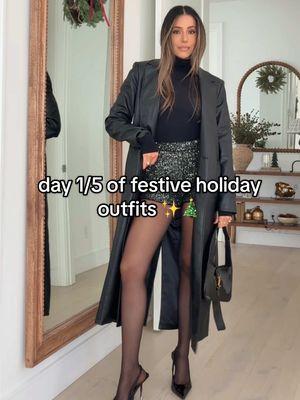 day 1/5 of festive holiday outfits! ✨ micro short season is officially here 🤝🏻 I love styling them with tights and a bodysuit #microshorts #holidayoutfit #holidaystyle #holidayoutfitinspo #festiveoutfits #outfitchallenge #holidaypartyoutfit #christmasoutfit #christmasoutfitideas #holidayoutfitideas 