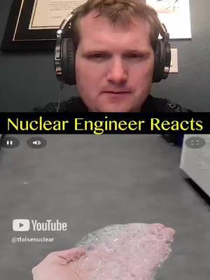 Making Hydrogen Bubbles - Nuclear Engineer Reacts to NileRed#nuclear #reaction