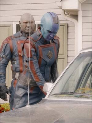 Car Doors: 1 Nebula: 0 Stream Marvel Studios' #GuardiansoftheGalaxy Vol. 3 on @Disney+! #Nebula #StarLord #Marvel #MCU 