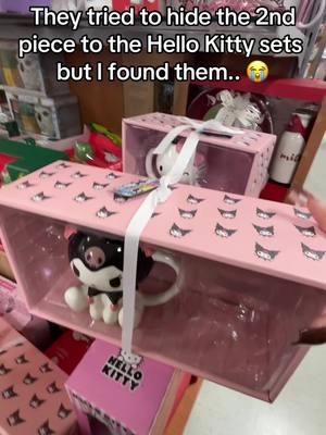 Putter her back on the shelf.. 💘🥹 pls dont hide it again!! #sanrio #hellokittyhunting #hellokittyhunt #viral #hellokitty #foryoupage #shopping #shopwithme #employee  #hellokittylover #hk #new #set #finds #haul #comewithme #hellokittylover #pink #missing 