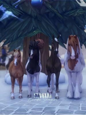 Whats your favorite Christmas activity?? | #starstableonlineedit #starstable #horses #sso #brookeseagirl #seagxri #trend #fyp #foru #dancing #xmas #christmas |