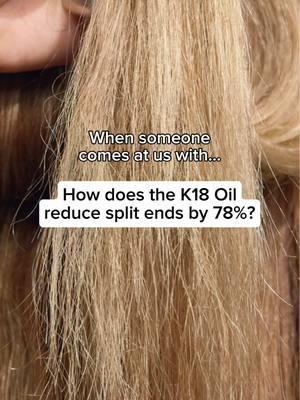 Sorry in advance for getting you stuck on the oil and this song  #k18hair #k18results #healthyhair #hairtok 