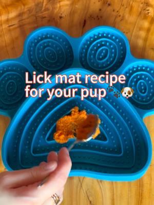 Save for when your pup is cooped up in the house during this winter season!🐶❄️ #lickmat #lickmatfordogs #lickmatrecipe #pupford #enrichmentfordogs #mentalenrichmentfordogs