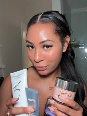 Discernment is when you don’t have to reach the end of a lesson to learn it 🔑 let’s do some skincare and chat while using my favorite @Clinique take the day off cleansing balm and the  moisture surge 100H auto-replenishing hydrator 🫧 i love the way my skin feels so clean and hydrated after using these! #cliniquepartner #skincare #GlowUp #glowuptips