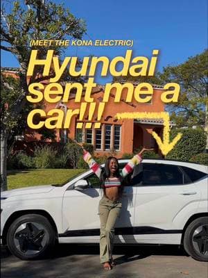 HOW SICKKKK IS THIS CAMPAIGN!?!!! NICHE WHO!?  @Hyundai USA sent me a car and why does it have more features than my current car!? My next car is definitely going to be electric, HAS TO BE. #hyundaipartner #hyundaikona 