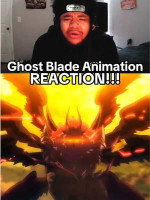 Ghost Blade Animation Reaction!!! 😳🔥🔥🔥 #ninja #vampire #samurai #gear5 #luffy #naruto #sasuke #zoro #anime #reaction #streamer #foryou #fouryou 