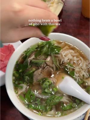 Need me a bowl rn😭 #pho #phonoodles #thaitea #noodles #mukbang #mukbangeatingshow #viet #vietnamese #vietfood #Foodie 