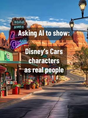 Disney’s Cars characters as real human people in real life Made with Midjourney and Runway #disney #cars 