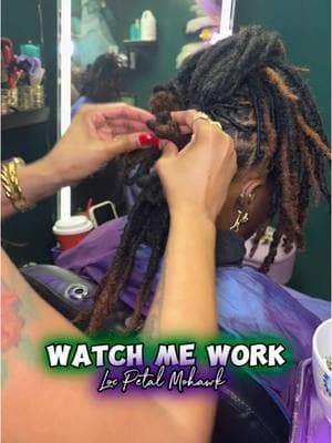 Loc Styling Work🔥 #locsdreads #dreads  #womenlocstyles #watchmework #locstutorial #womendreadstyles #locpetals #locmohawk #longlocstyles #rhitwists #pittsburghlocs #retwistandstyle 