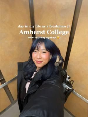 hey guys 🩷❄️☃️ how are we doing? - sweater & jeans: @hollister  top: @Princess Polly  - #amherstcollege #amherst #LAC #liberalartscollege #collegevlog #univlog #schoolvlog #dayinthelife #dayinmylifevlog #studyvlog #calmingvlog #unifit #collegefit 