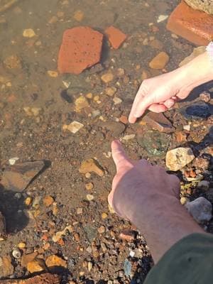 so cool to find a 150+- year old artifact just laying on the ground! #mudlarking #metaldetecting #fyp @Olivia 