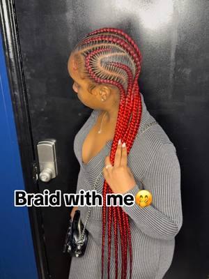 Watch me do these 6 Stitch braids on my girl Shunti🥰 Book with me if you are in Little Rock, AR or surrounding areas!  #braids #stitchbraids #6stitchbraids #feedins #braidtutorial 