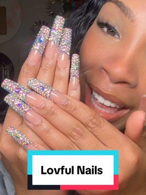 Style: H48 YOU NEED THIS SET FOR 2025 💅🏽✨ @Lovful_business12  Size: S Length: M  Shape: Square  #lovfulnails #pressonsets #lovful #blingnails 