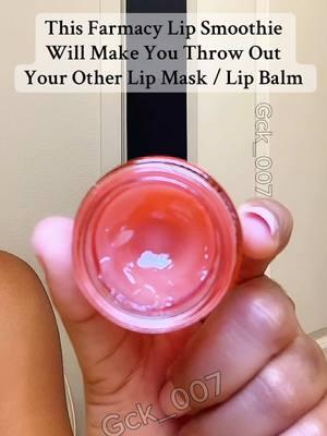 Apple Peptide Lip Smoothie  This Farmacy lip smoothie is the best at keeping my lips moisturized. Ive tried many lip masks & balms, this is the best!!  #farmacybeauty #farmacylipsmoothie #farmacylipbalm #farmacylipbalm #lipbalm #bestlipbalm #drylips #chappedlips #lipmask #peptideliptreatment #peptidelipbalm 