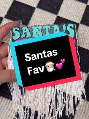 Ho ho ho🎅🏼💕 #freshies #westernfreshies #MomsofTikTok #western #handmade #carfreshies #freshiemaker #boutique #mama #mama #momlife #santa 