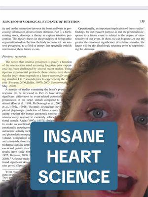 Truly one of the wildest things I’ve ever learned. #heartscience #heartbrain #heartbraincoherence #heartmathinstitute #heartstudies #scienceofspirituality #heartchakra #openyourheart #joedispenza 