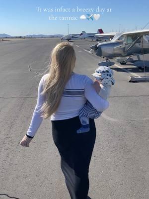 Perfect weather today  at the private airport ☁️✈️🤍 Taking baby out to clean the plane #sobreezy #weather #motherhood #motherhoodunplugged #AviationDaily #aviationlovers #aviationlife #girlsinstem #girlsinaviation #womeninaviation #pilotwife #momof4 #privatepilot #realmom #realmomlife #realmomoftiktok #realmomtok #tarmac #kidsinaviation #plane #cessna #aviationtiktok #aviationfamily #familytime #familythings #familyfun #familygoals 