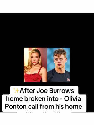 #joeburrow #bengals #oliviaponton #nfl #quarterback #football #fyp #foryou #foryoupage 