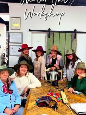 Hat SUCH a fun time teaching some local ladies the art of hat burning! If you are in the north GA area and want to schedule a fun ladies day/ night, shoot me a message!  #burnthatdesigns #widebrimhats  #cowgirlhat #pyrographyhats #pyrography #westernhat #cowgirl #cowboyhat #hatclasses #damfancycreations #hatburning 