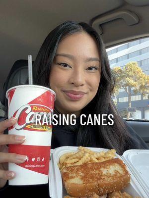 i haven’t had raising canes in a minute!🥤😩 #raisingcanes #raisingcanesmukbang #chickentender #foodasmr #canes